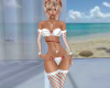 White CandyCane Outfit L