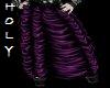 purple goth skirt