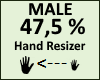 Hand Scaler 47,5% Male