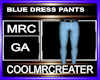 BLUE DRESS PANTS