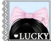 Lucky Tartan Bow~ Pink