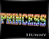 H. Rainbow Princess Sign
