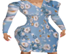 Blue Daisy Dress