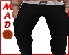 black men's pants