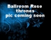 Ballroom Rose Throne