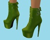 Chloe HT Boots Green