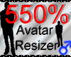 *M* Avatar Scaler 550%