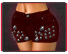 P | Studded Red Shorts