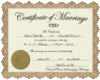 wedding certificate S&D