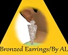 AL/Bronzed Earrings