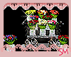 cafe flower cart