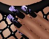 Light Purple Flame Nails