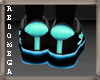 Blue Neon Rave Kicks