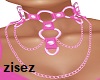 !Pink Choker necklace