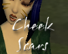 cheek scars