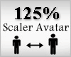 125% Avatar Scaler
