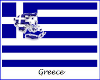 Greece Flag with island
