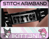 ~K Stitch Armband