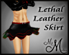 MM~ Leather Skirt B/R
