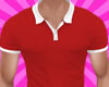 Polo Shirt Red Real