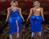 Blue Satin Gown RL