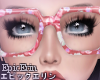 [E]*Floral Nerd Glasses*