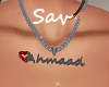Ahmaad Name Necklace(req