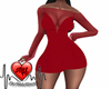 Red Sexy Sheer Mini