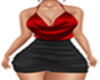 Red&Black Silk Outfit