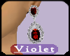 (V)Royal Ruby Earring