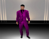 suit jacket purple black