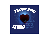 Blue Heart valentine day
