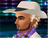 *c*cowboy hat with hair
