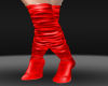 Red  Thigh Boots