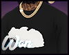 B.oversized flower tee