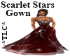 *TLC*Scarlet Stars Gown