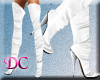 (DC)Leather Boots White
