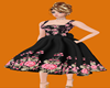 !  RETRO FLORAL DRESS