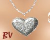 BV I<3 U Necklace Silver