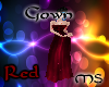 MS Evening gown red