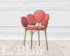 L V Petal Chair | Coral