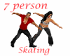 7 person skating