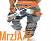 ZYAIRE CUST ORANGE JEANS