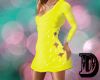 D Yellow Sexy Dress