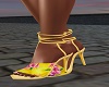 Yellow Tropical Shoes