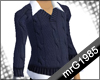 [85] Sweater Cable Blue