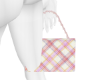 *B* Pink Plaid Purse 2