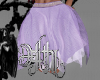 boho lylah purple skirt