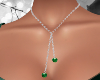 Long Emerald Necklace
