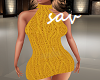 Yellow Knit Dress[RL]